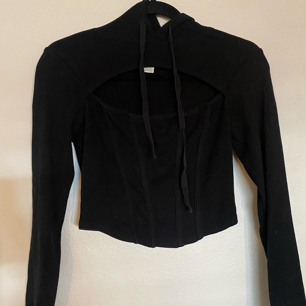 Bozzolo Black Women's Hoodie Sweatshirt